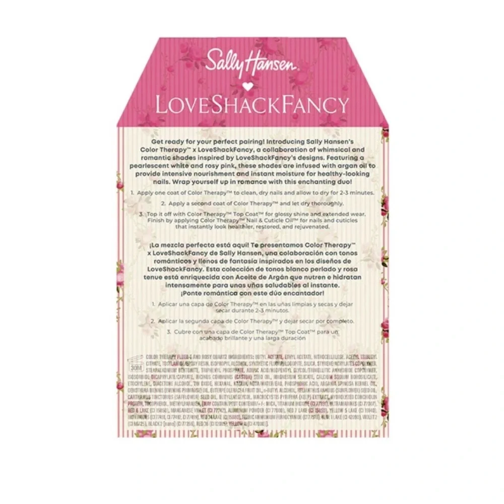 LoveShackFancy Nail Color Duo Limited Edition NWT